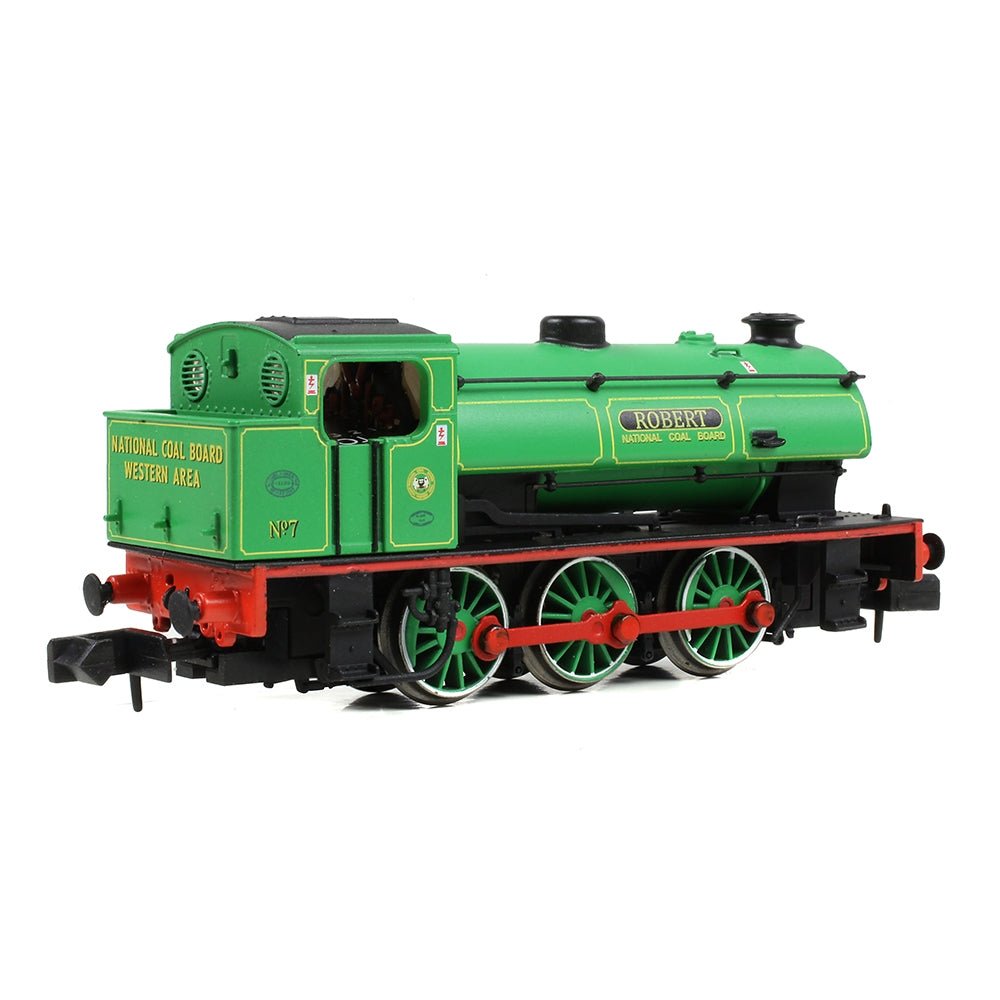 EFE Rail WD Austerity Saddle Tank 7 'Robert' National Coal Board Lined Green - N Gauge - Phillips Hobbies