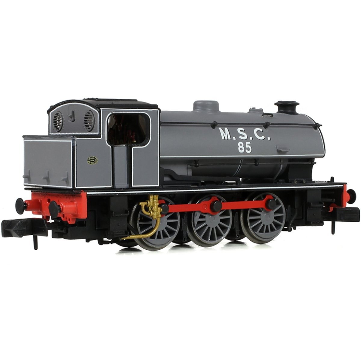EFE Rail WD Austerity Saddle Tank 85 M.S.C. (Manchester Ship Canal) Lined Grey - N Gauge - Phillips Hobbies