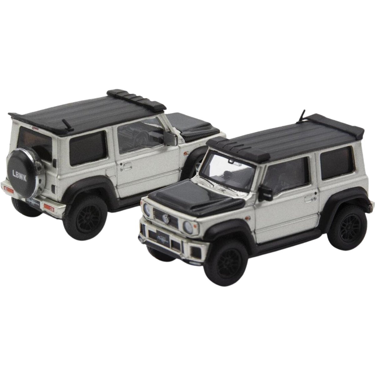 Era Car LB Works Suzuki G Mini Special Edition Silver (1:64 Scale)