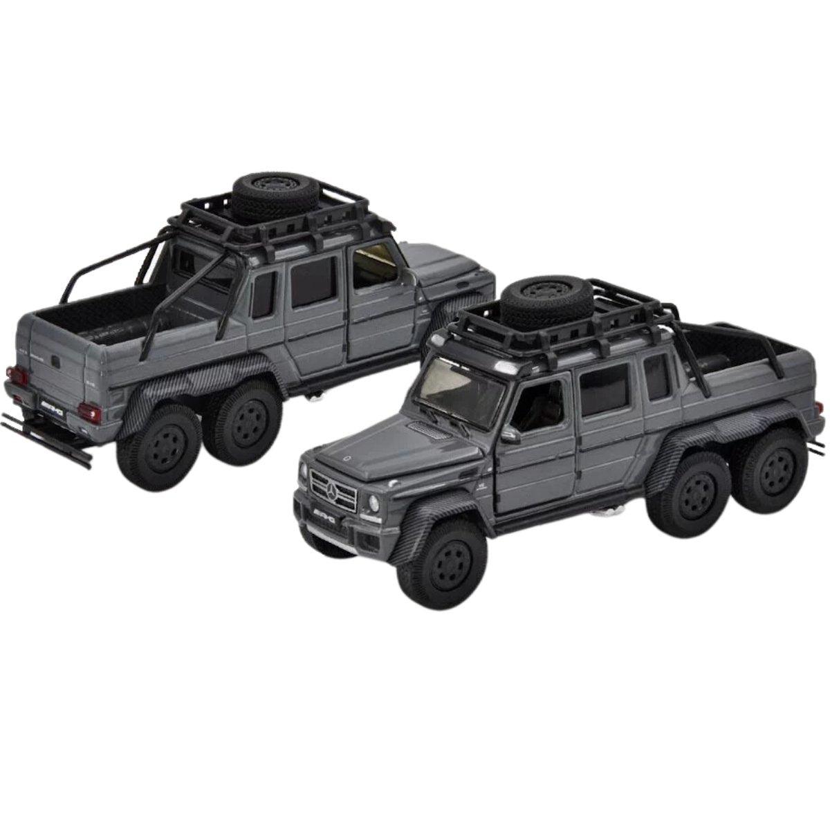 Era Car Mercedes-Benz AMG 6x6 Offroad Gray (1:64 Scale)