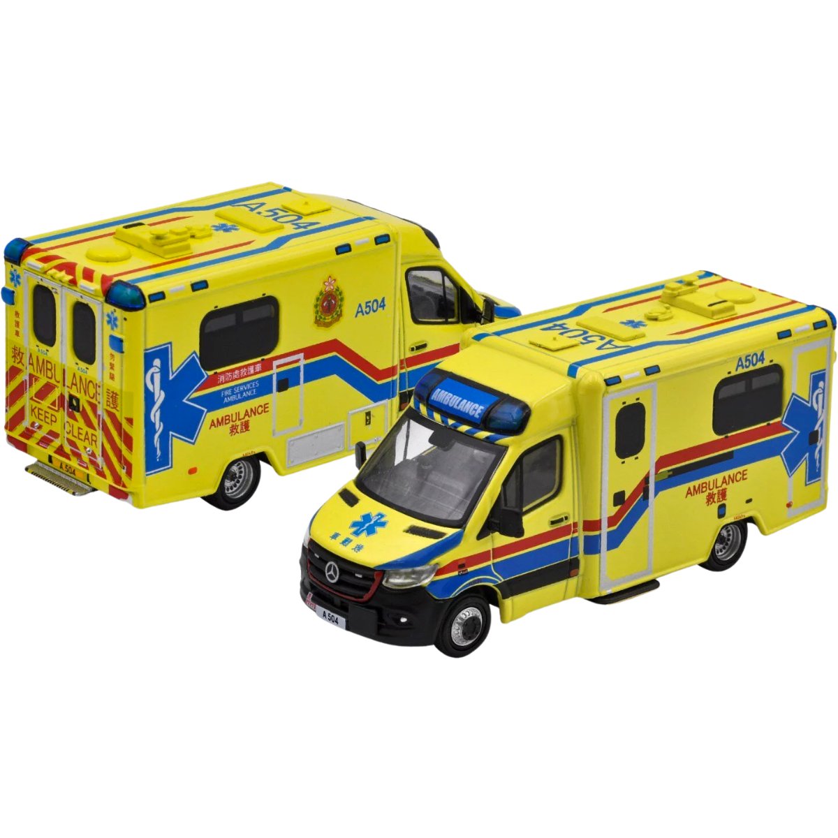 Era Car Mercedes-Benz Sprinter HK Ambulance A504 (1:64 Scale)