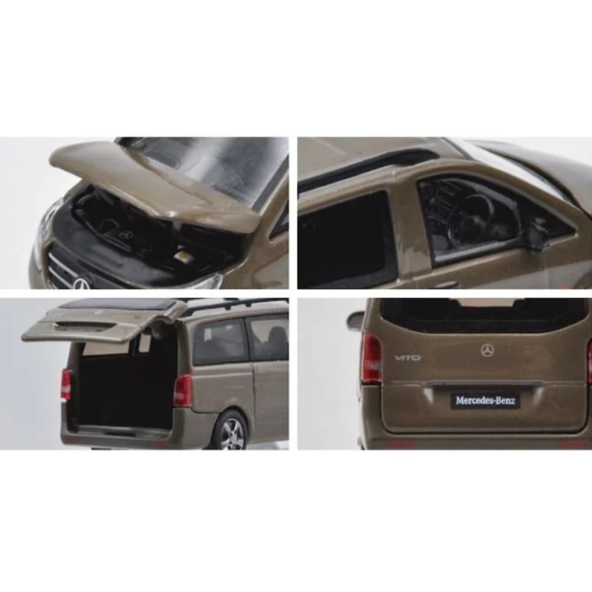 Era Car Mercedes-Benz Vito Brown (1:64 Scale)