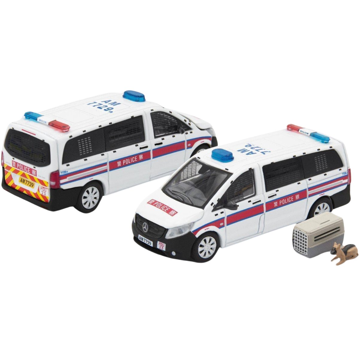 Era Car Mercedes-Benz Vito Hong Kong Police Dog Unit Patrol Model (1:64 Scale)