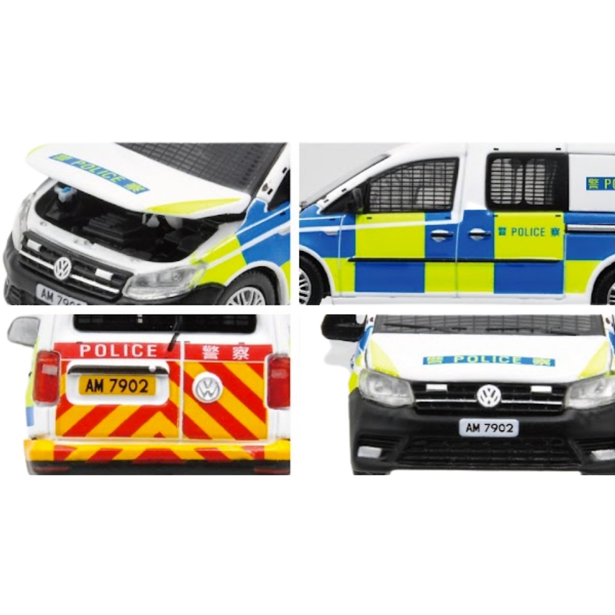 Era Car Volkswagen Caddy Maxi H.K. Police (1:64 Scale) - Phillips Hobbies