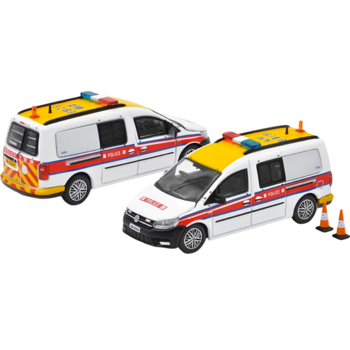 Era Car Volkswagen Caddy Maxi H.K. Police APT (1:64 Scale) - Phillips Hobbies