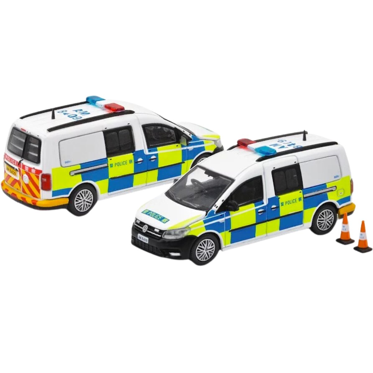 Era Car Volkswagen Caddy Maxi HK Police Van AM8409 (1:64 Scale)