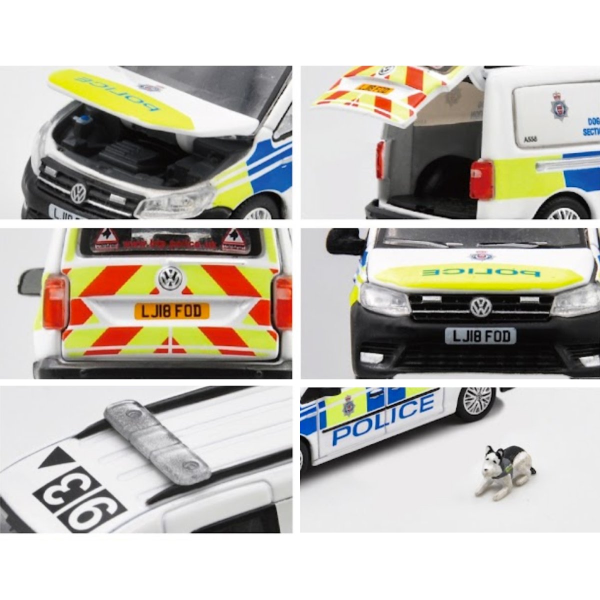 Era Car VW Caddy Maxi - London Police Police Dog Unit (1:64 Scale)