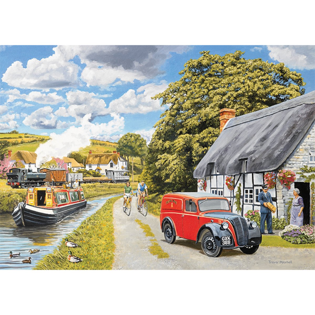 Falcon de Luxe Parcel for Canal Cottage 1000 Piece Puzzle - Phillips Hobbies