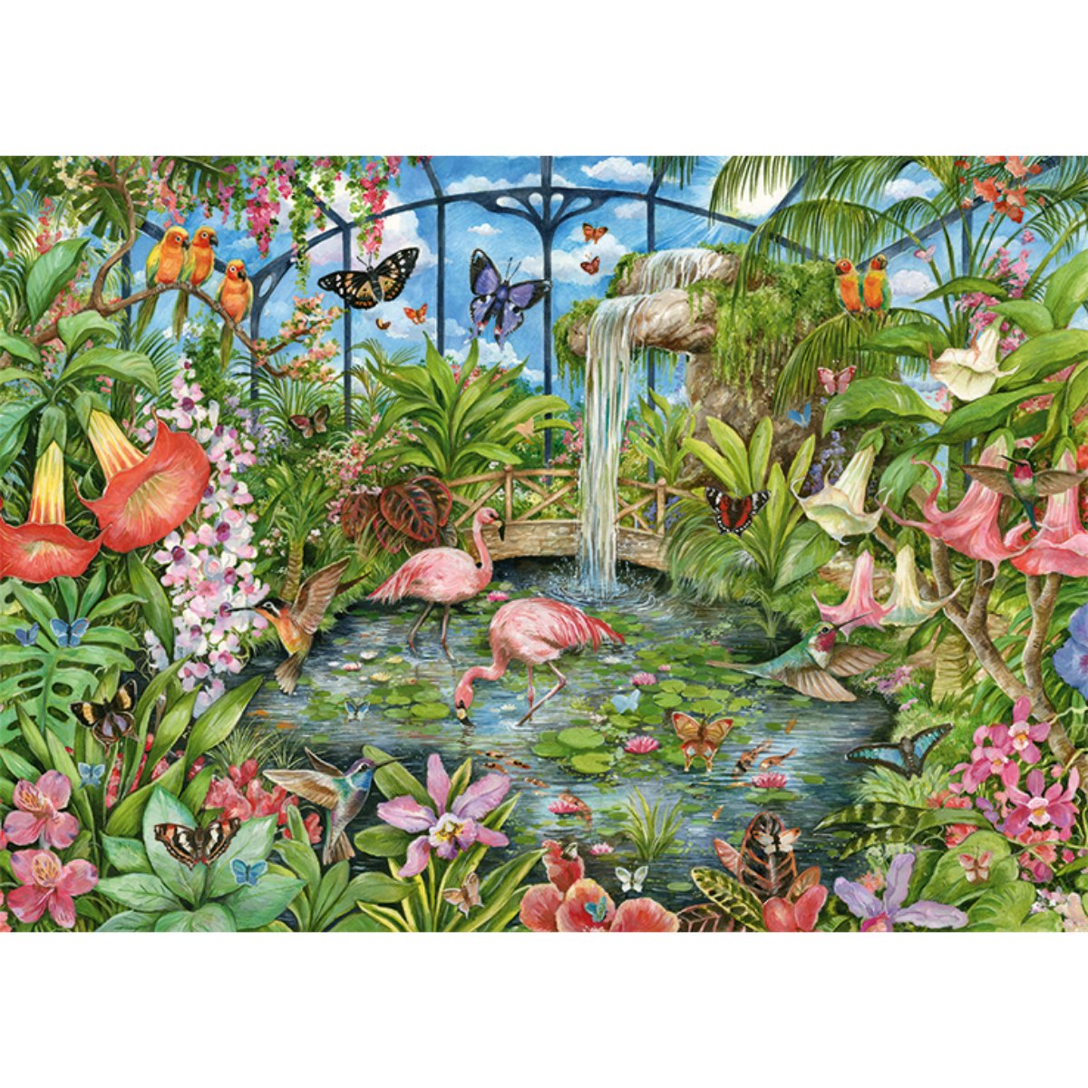 Falcon Tropical Conservatory Jigsaw Puzzle (1000 Pieces)