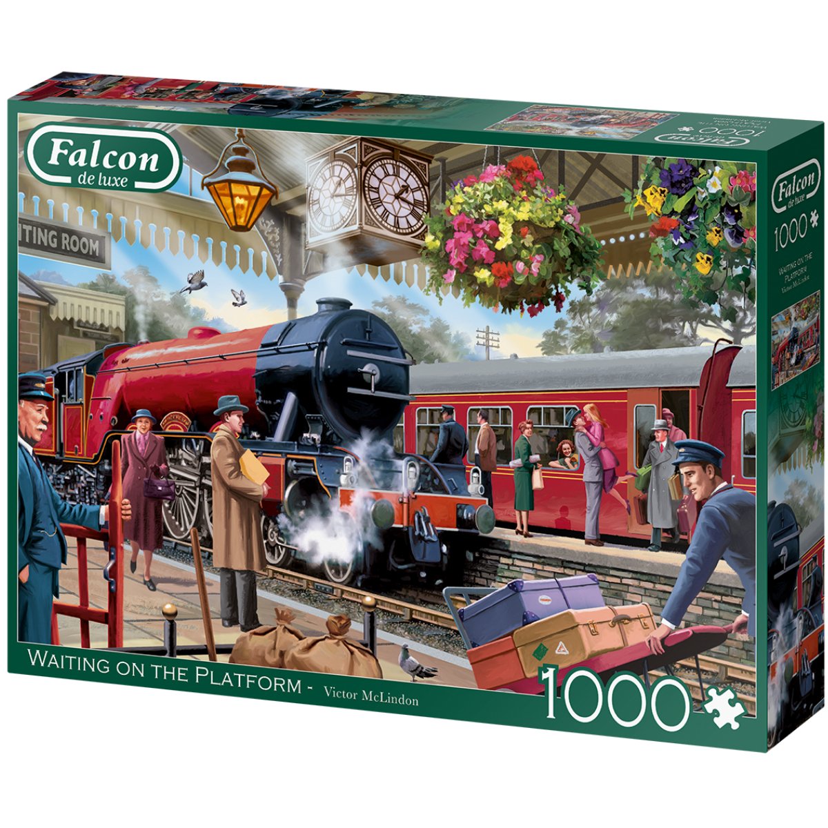 Falcon Waiting on the Platform Jigsaw Puzzle (1000 Pieces) - Phillips Hobbies