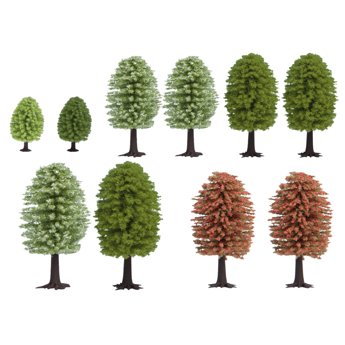 Gaugemaster GM1801 Spring Trees 50mm - 90mm - Pack of 10 - Phillips Hobbies