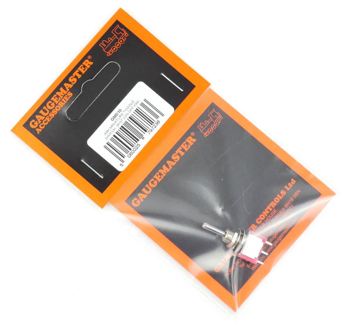 Gaugemaster GM510 SPDT (Momentary) Mini - Toggle Point Motor Switch - Phillips Hobbies