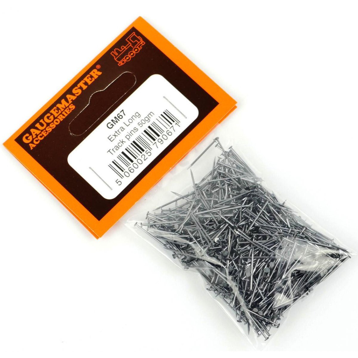 Gaugemaster GM67 Track Pins 15mm Extra Long (50g) - Phillips Hobbies