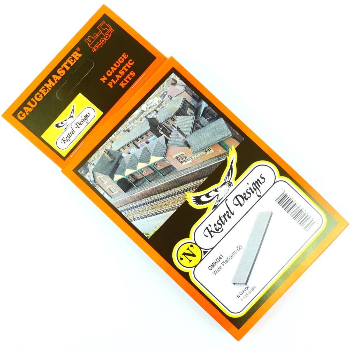 Gaugemaster GMKD41 Wide Straight Platform (2) Plastic Kit - N Gauge - Phillips Hobbies