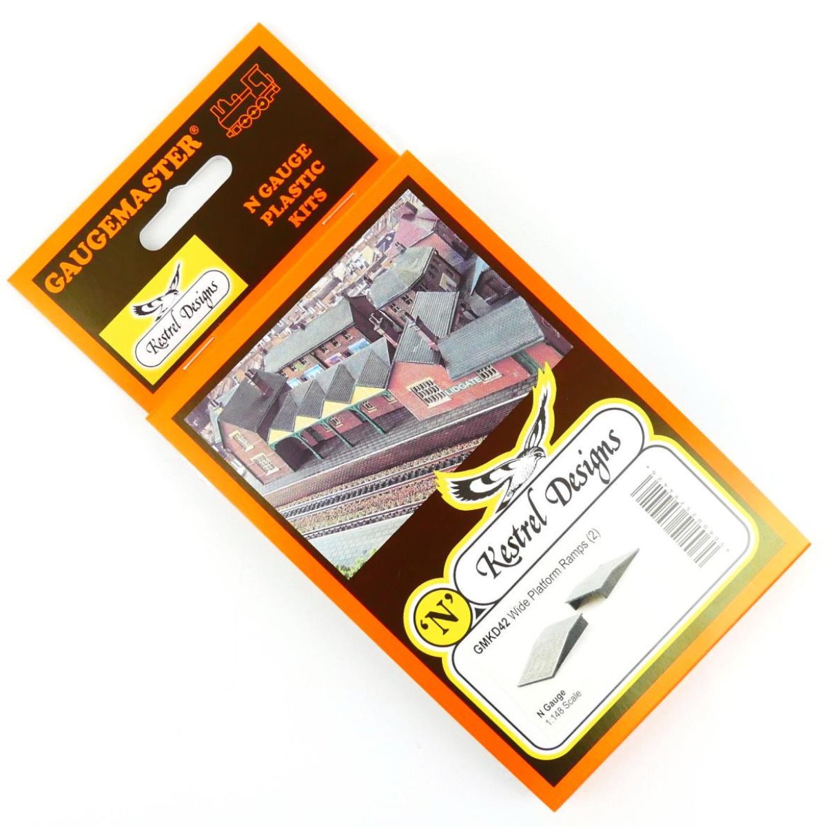 Gaugemaster GMKD42 Wide Platform Ramps (2) Plastic Kit - N Gauge - Phillips Hobbies