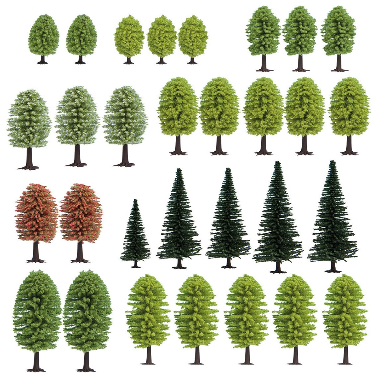 Gaugemaster Mixed Trees 50mm - 140mm - Pack of 30 - Phillips Hobbies
