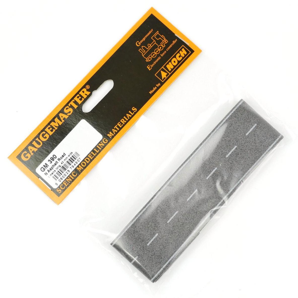 Gaugemaster Self Adhesive Tarmac Road (1m x 40mm) - N Gauge - Phillips Hobbies