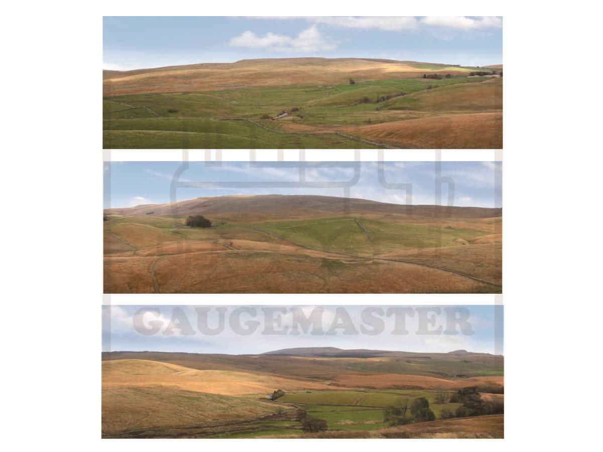 Gaugemaster The Moors Small Photo Backscene (1372 x 152mm) - Phillips Hobbies