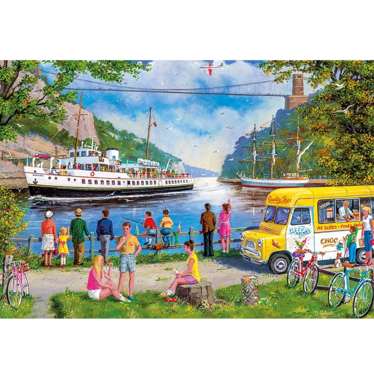 Gibsons Clifton Bridge, Bristol Jigsaw Puzzle (500 Pieces) - Phillips Hobbies