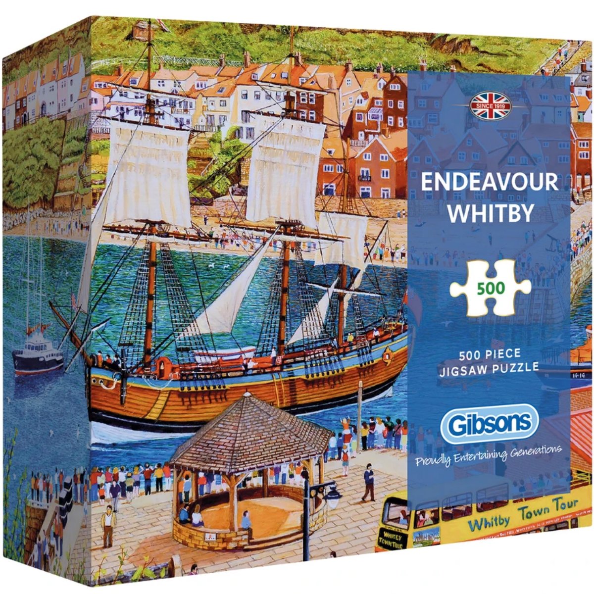Gibsons Endeavour Whitby Jigsaw Puzzle (500 Pieces) - Phillips Hobbies