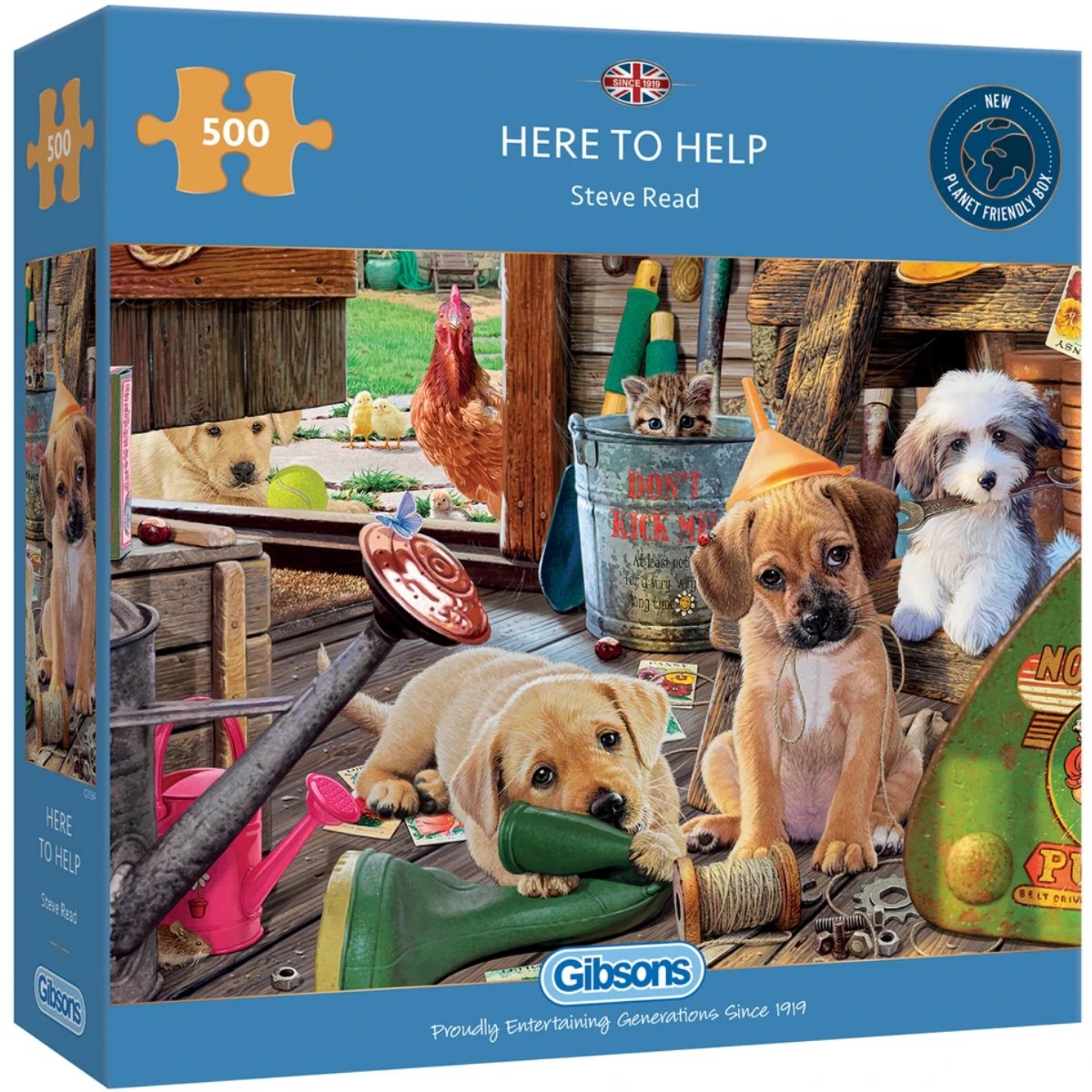 Gibsons Here to Help Jigsaw Puzzle (500 Pieces) - Phillips Hobbies
