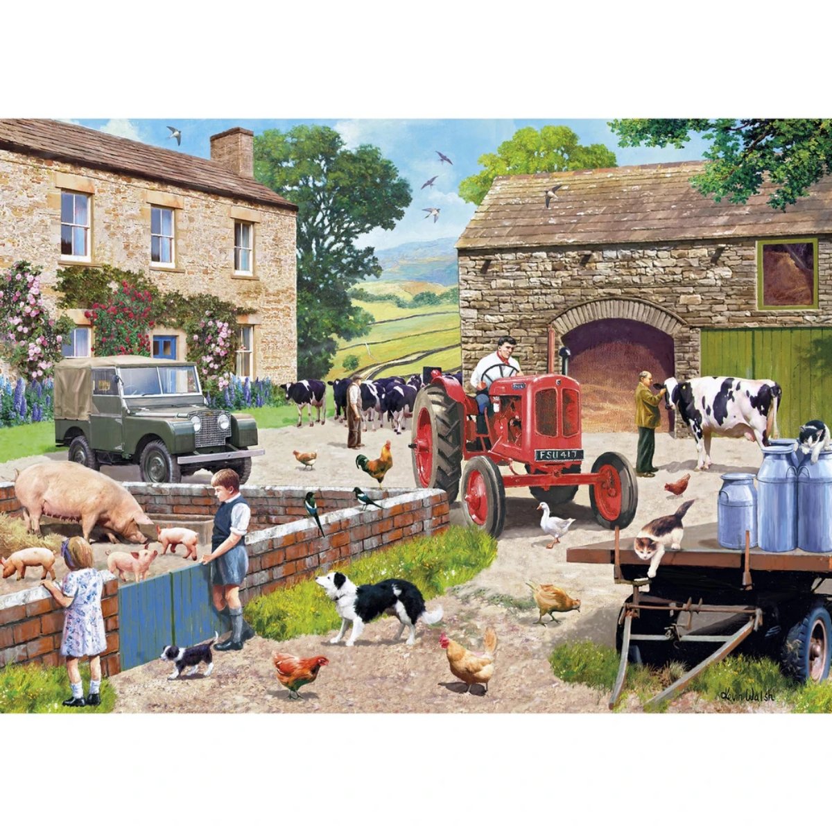 Gibsons Life on The Farm Jigsaw Puzzle (1000 Piece)