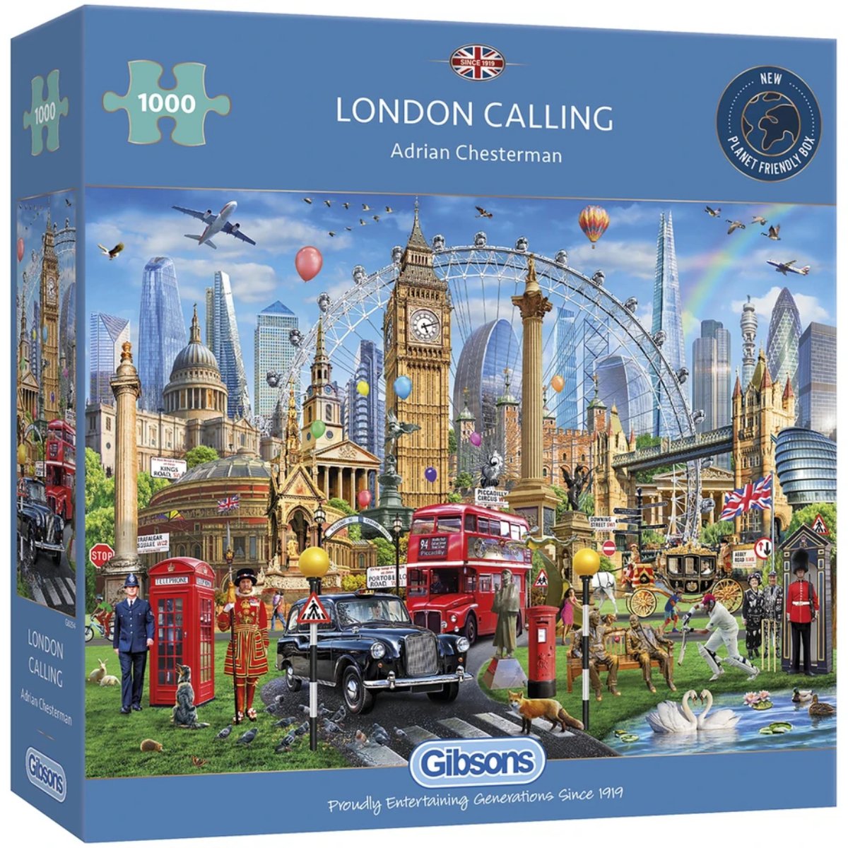 Gibsons London Calling 1000 Piece Jigsaw Puzzle - Phillips Hobbies