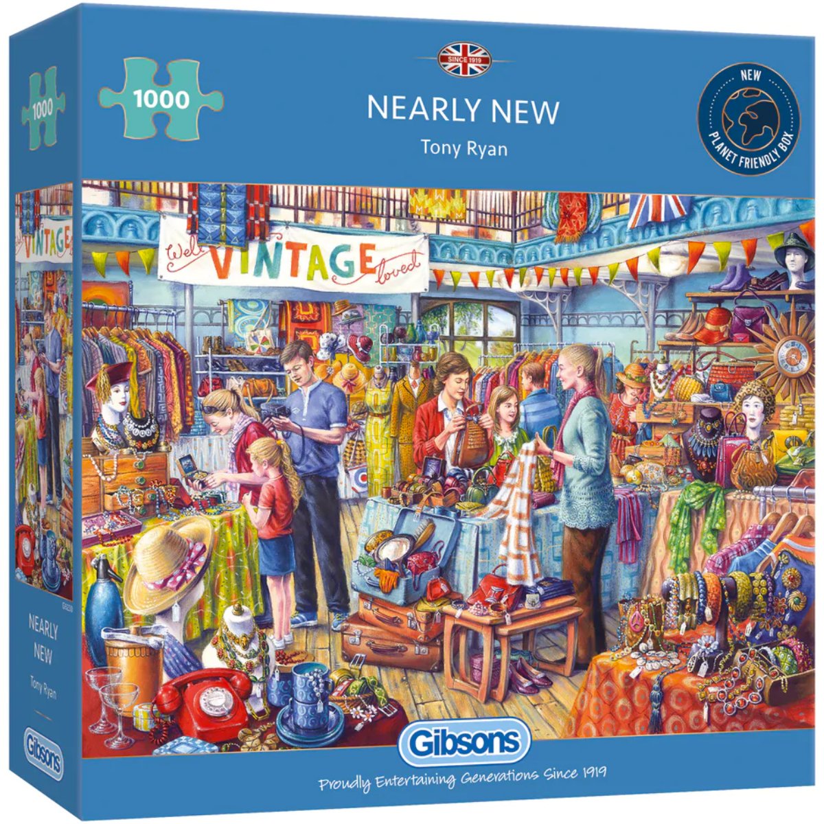 Gibsons Nearly New Jigsaw Puzzle 1000pcs