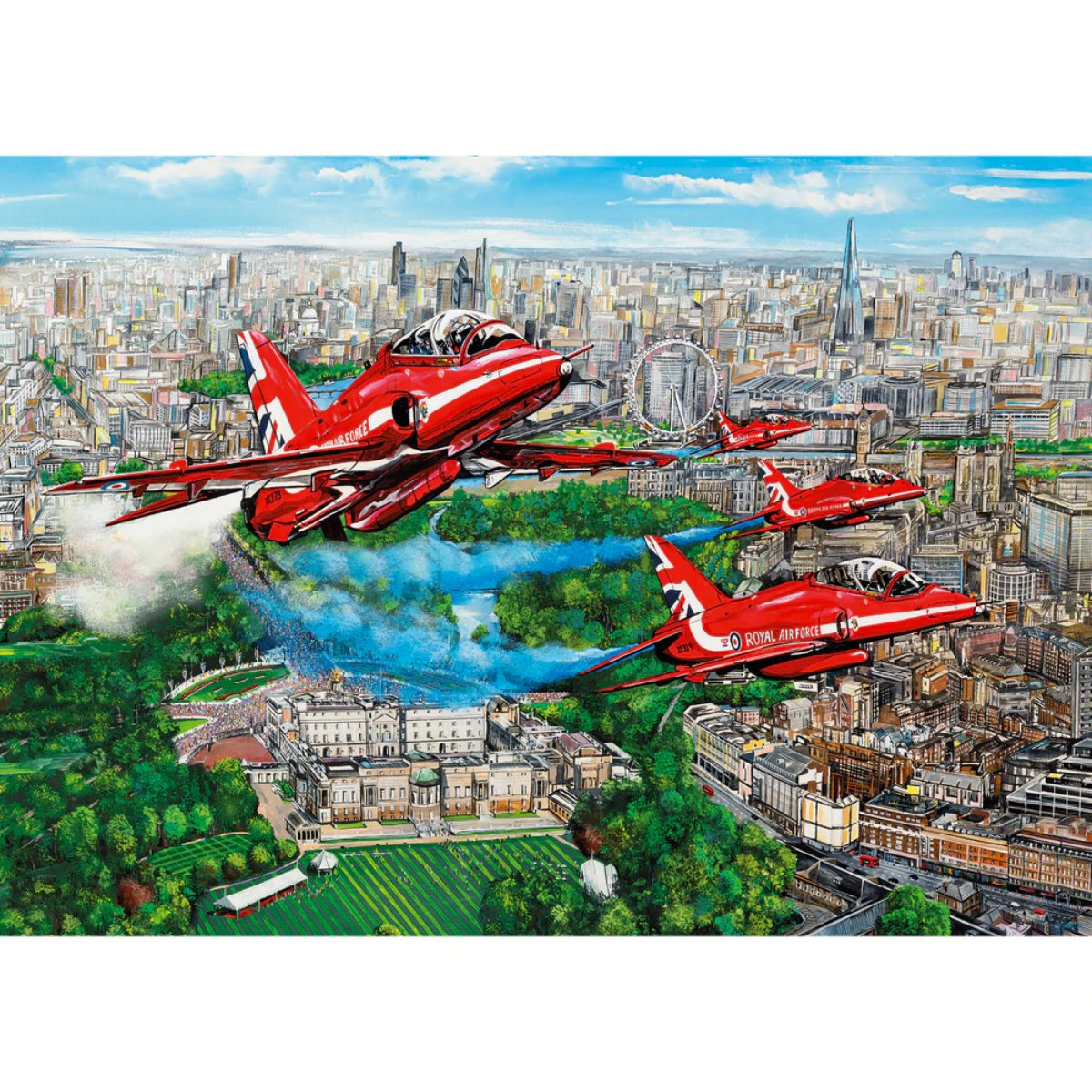Gibsons G6335 Reds Over London - 1000 Piece Jigsaw Puzzle