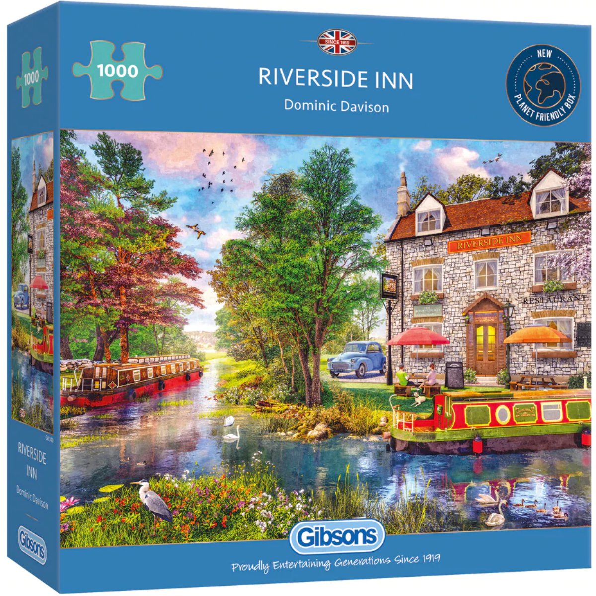 Gibsons Riverside Inn Jigsaw Puzzle (1000 Pieces) - Phillips Hobbies