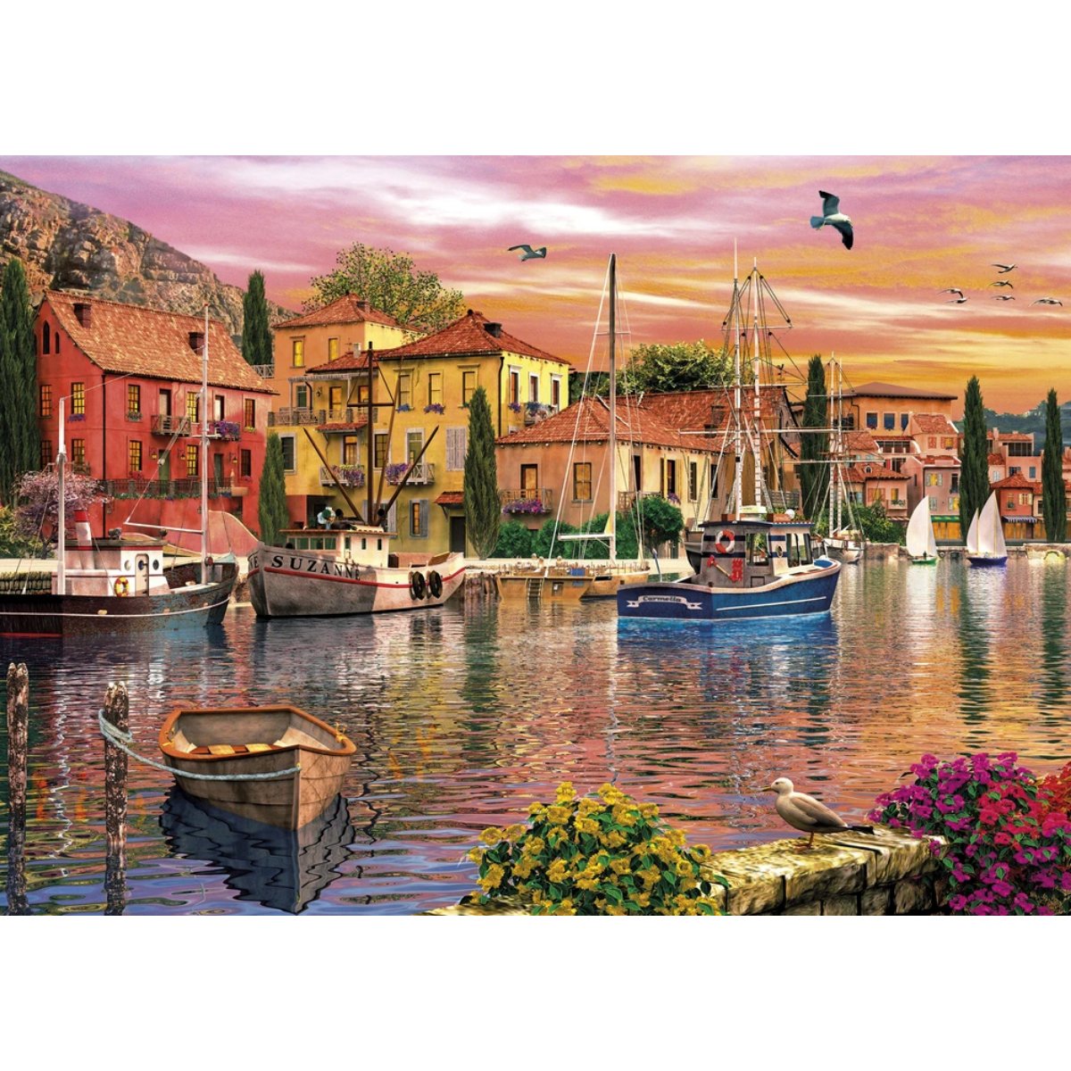 Gibsons Sails at Sunset Jigsaw Puzzle (2x 500 Pieces) - Phillips Hobbies