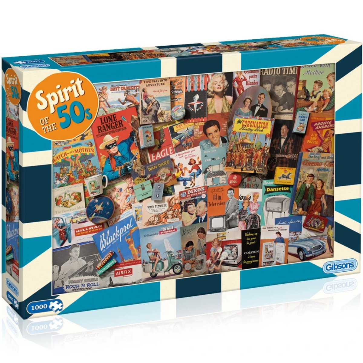 Gibsons Spirit of The 50s Jigsaw Puzzle (1000 Pieces) - Phillips Hobbies