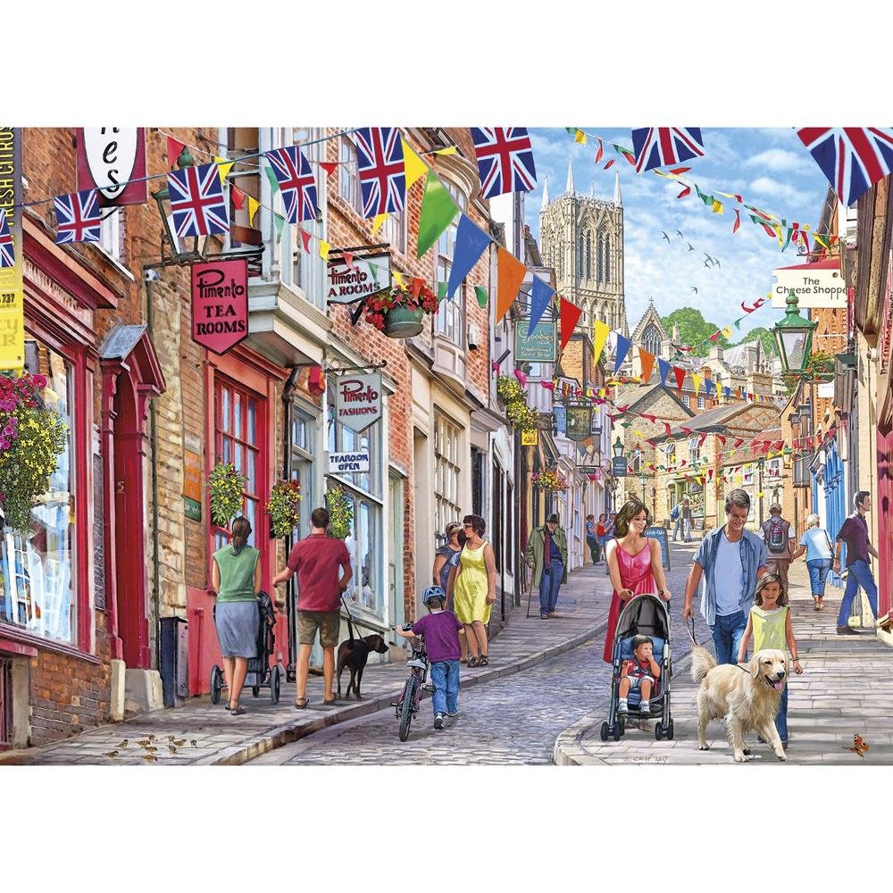Gibsons Steep Hill Jigsaw Puzzle (1000 Pieces)