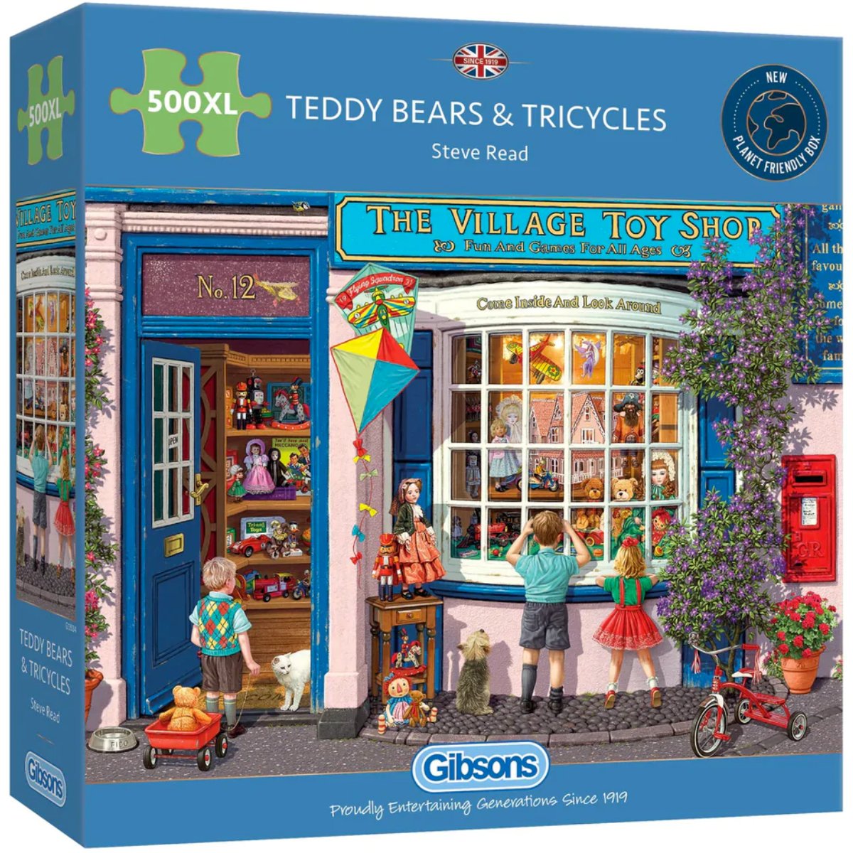 Gibsons Teddy Bears & Tricycles Jigsaw Puzzle (500 XL Pieces) - Phillips Hobbies