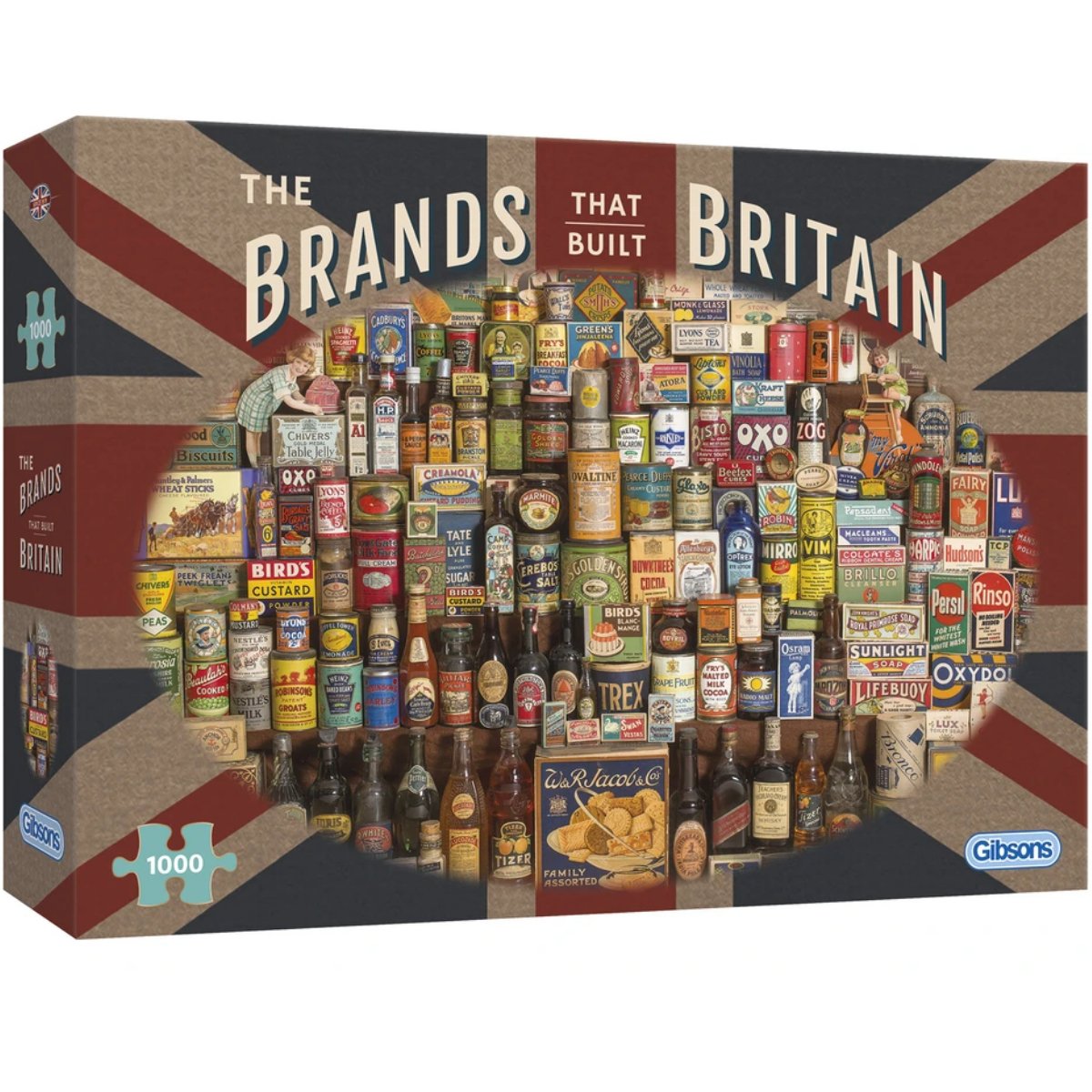 Gibsons The Brands That Built Britain Jigsaw Puzzle (1000 Pieces)