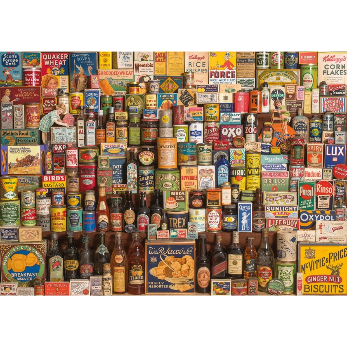 Gibsons The Brands That Built Britain Jigsaw Puzzle (1000 Pieces)