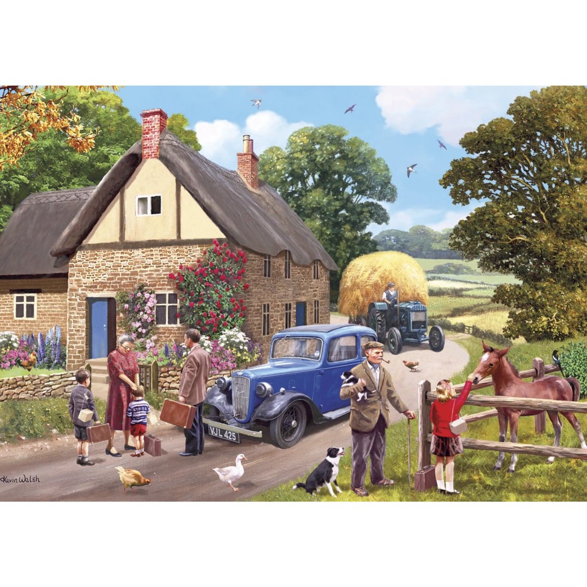 Gibsons The Evacuees Jigsaw Puzzle (4x 500 Pieces) - Phillips Hobbies