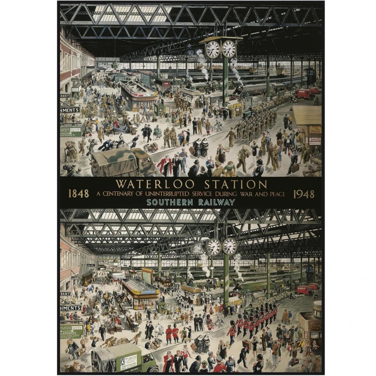 Gibsons Waterloo Station Jigsaw Puzzle (1000 Pieces)