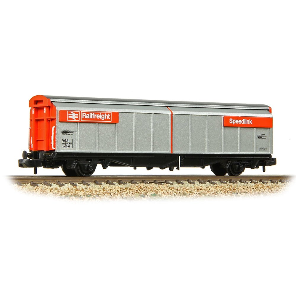 Graham Farish 373 - 601E BR VGA Van BR Railfreight Red & Grey (Speedlink) - N Gauge - Phillips Hobbies