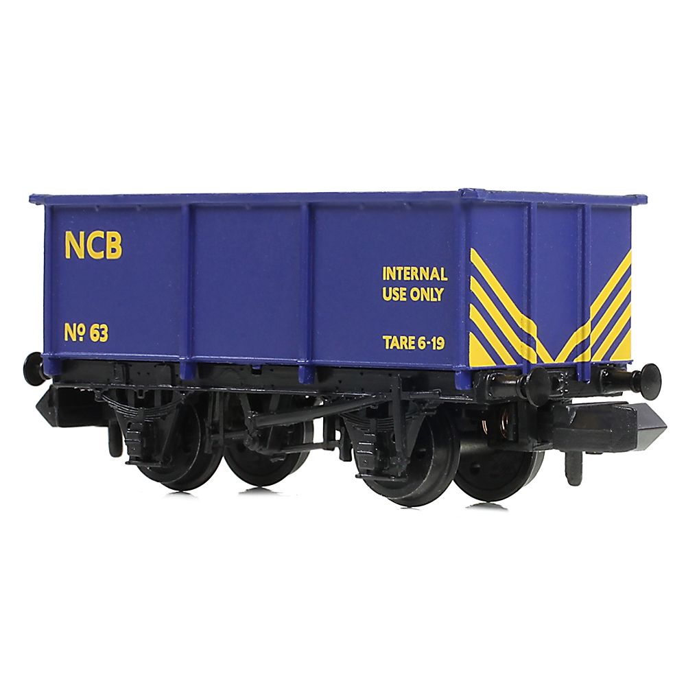 Graham Farish BR 27T Steel Tippler Wagon NCB Blue - N Gauge - Phillips Hobbies