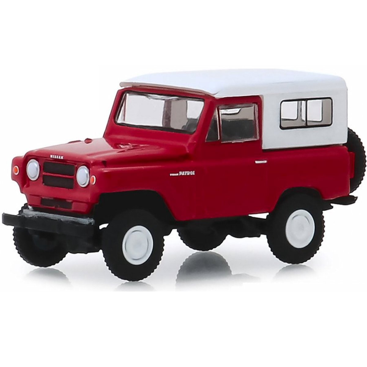 Greenlight 1971 Nissan Patrol (60) Red - 1:64 Scale