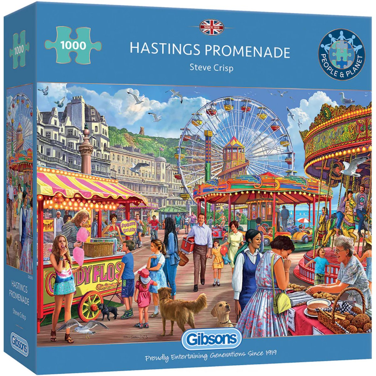 Hastings Promenade - Gibsons 1000 Piece Jigsaw Puzzle - Phillips Hobbies