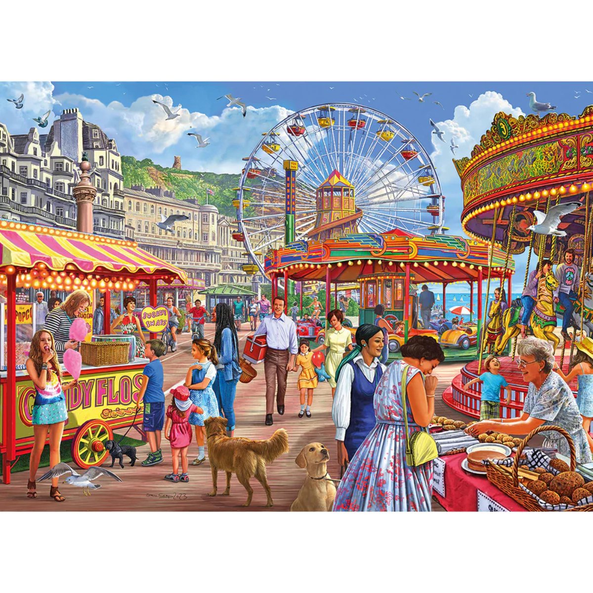 Hastings Promenade - Gibsons 1000 Piece Jigsaw Puzzle - Phillips Hobbies