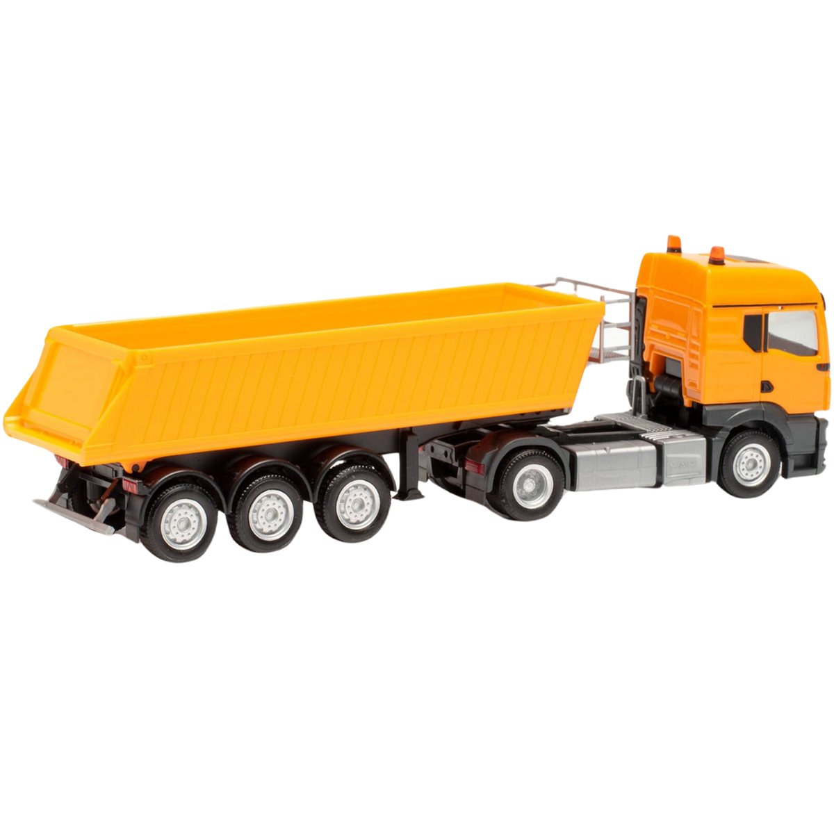 Herpa MAN TGS TM Schmitz Tipper Truck Municipal Orange - 1:87 Scale - Phillips Hobbies