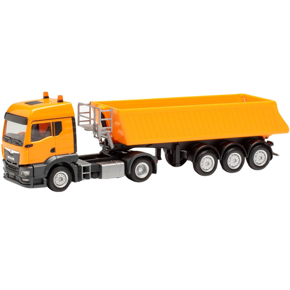 Herpa MAN TGS TM Schmitz Tipper Truck Municipal Orange - 1:87 Scale - Phillips Hobbies