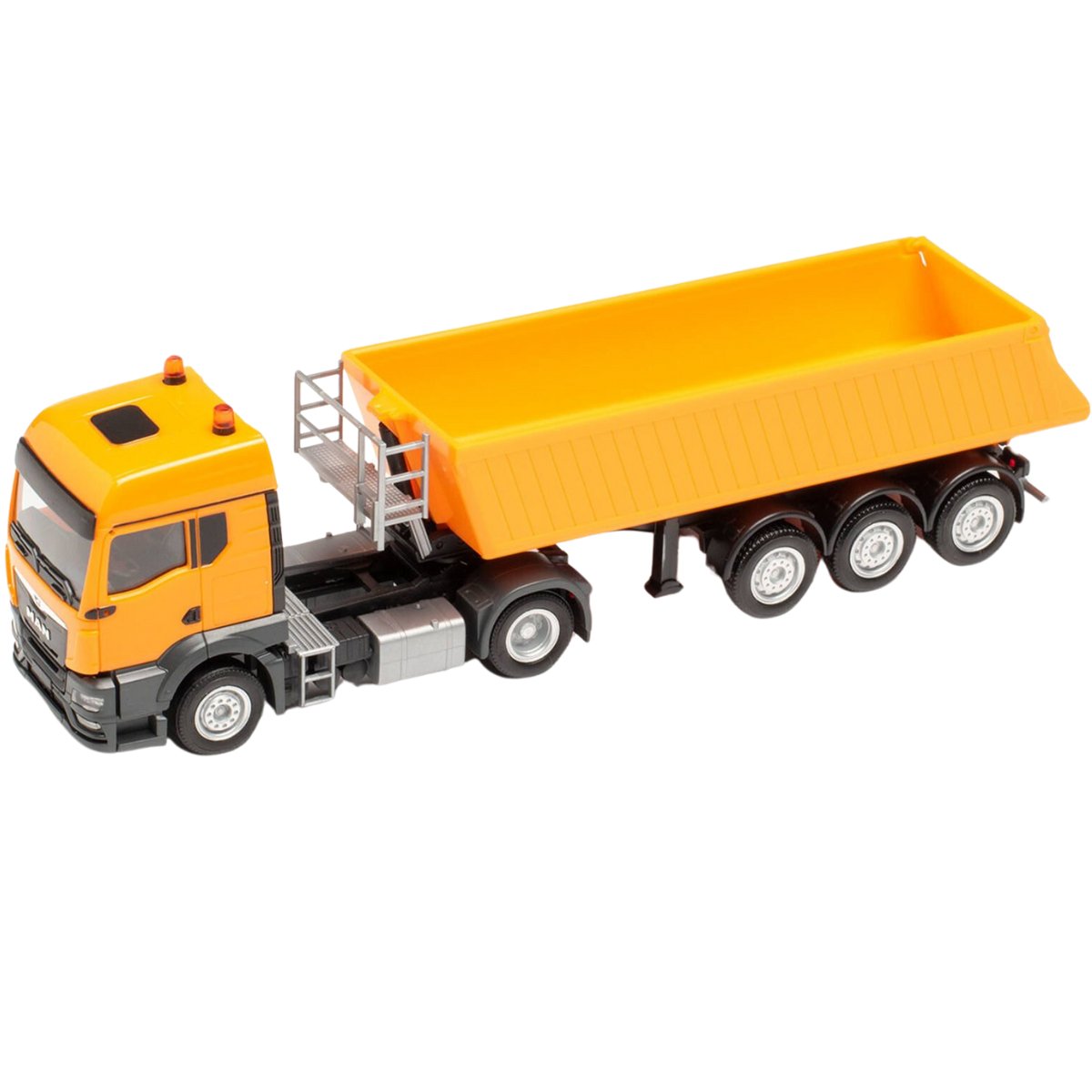 Herpa MAN TGS TM Schmitz Tipper Truck Municipal Orange - 1:87 Scale - Phillips Hobbies