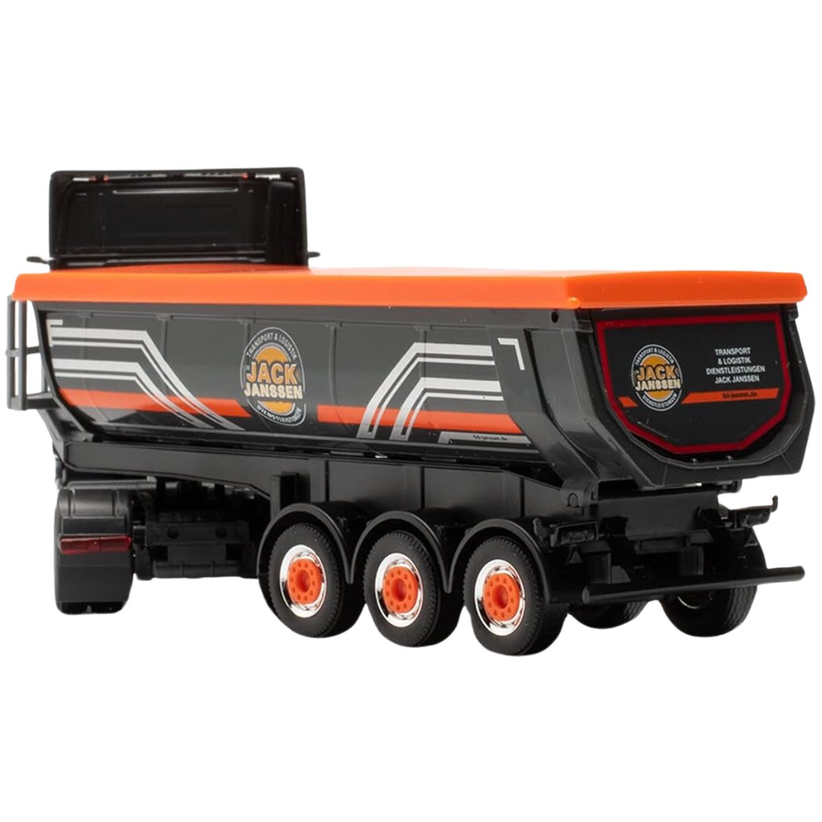 Herpa Mercedes - Benz Actros '18 Gigaspace Tractor - Trailer Jack Janssen - 1:87 Scale - Phillips Hobbies