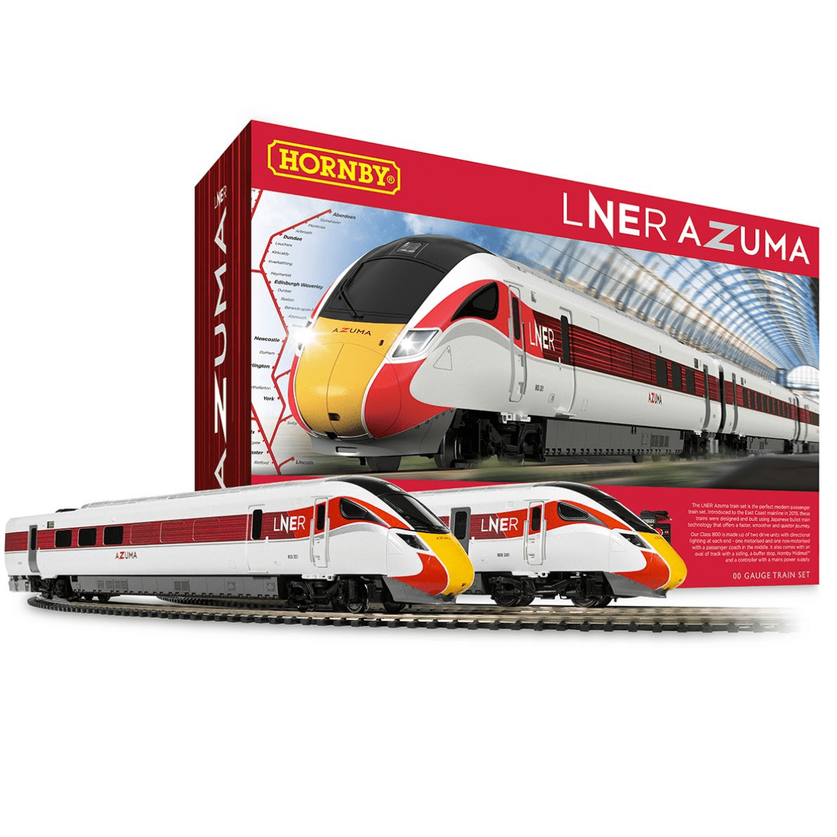 Hornby R1288M LNER Azuma High Speed Complete Train Set - OO Gauge - Phillips Hobbies