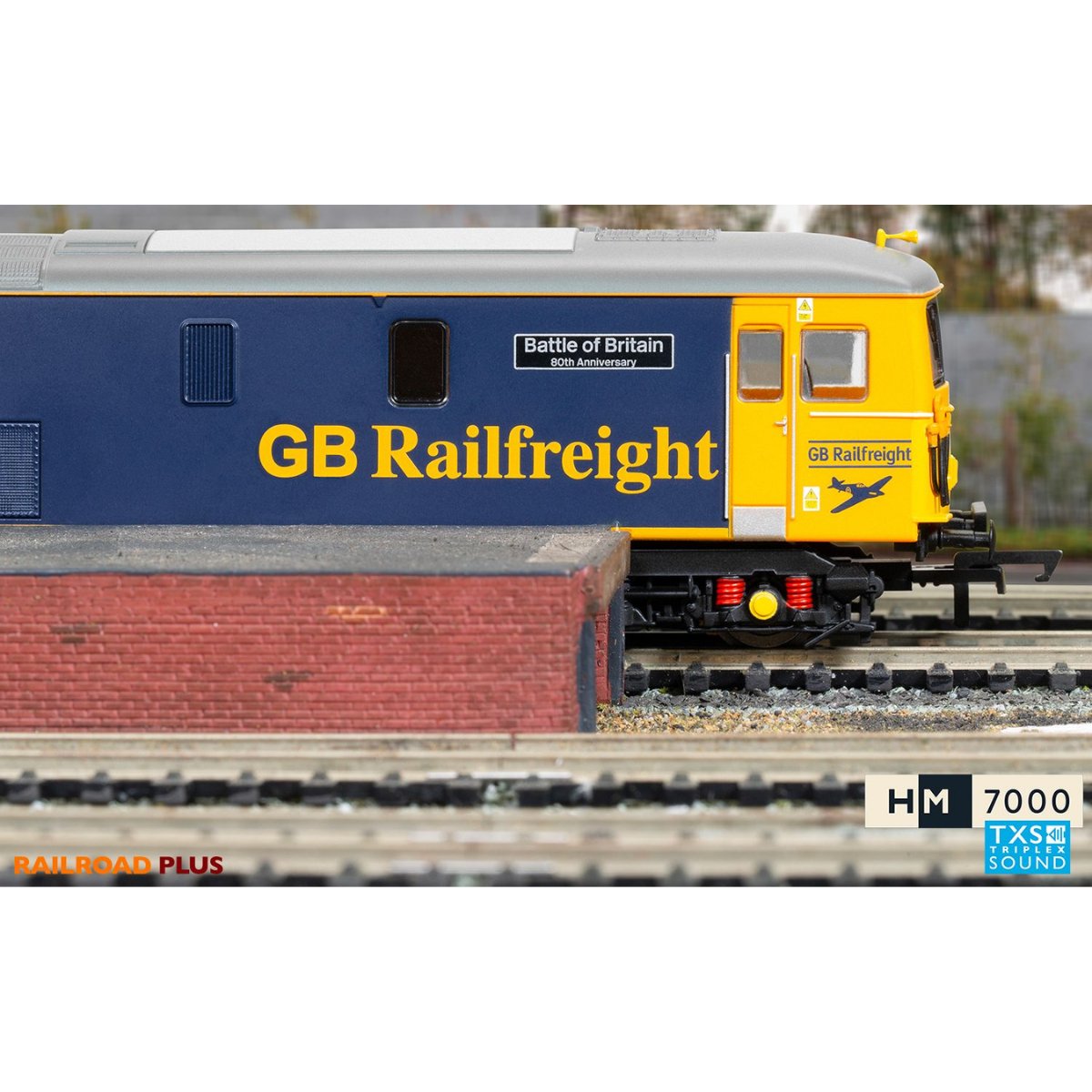 Hornby R30176TXS RailRoad Plus GB Railfreight, Class 73, 73109 'Battle of Britain' Sound Fitted - OO Gauge - Phillips Hobbies