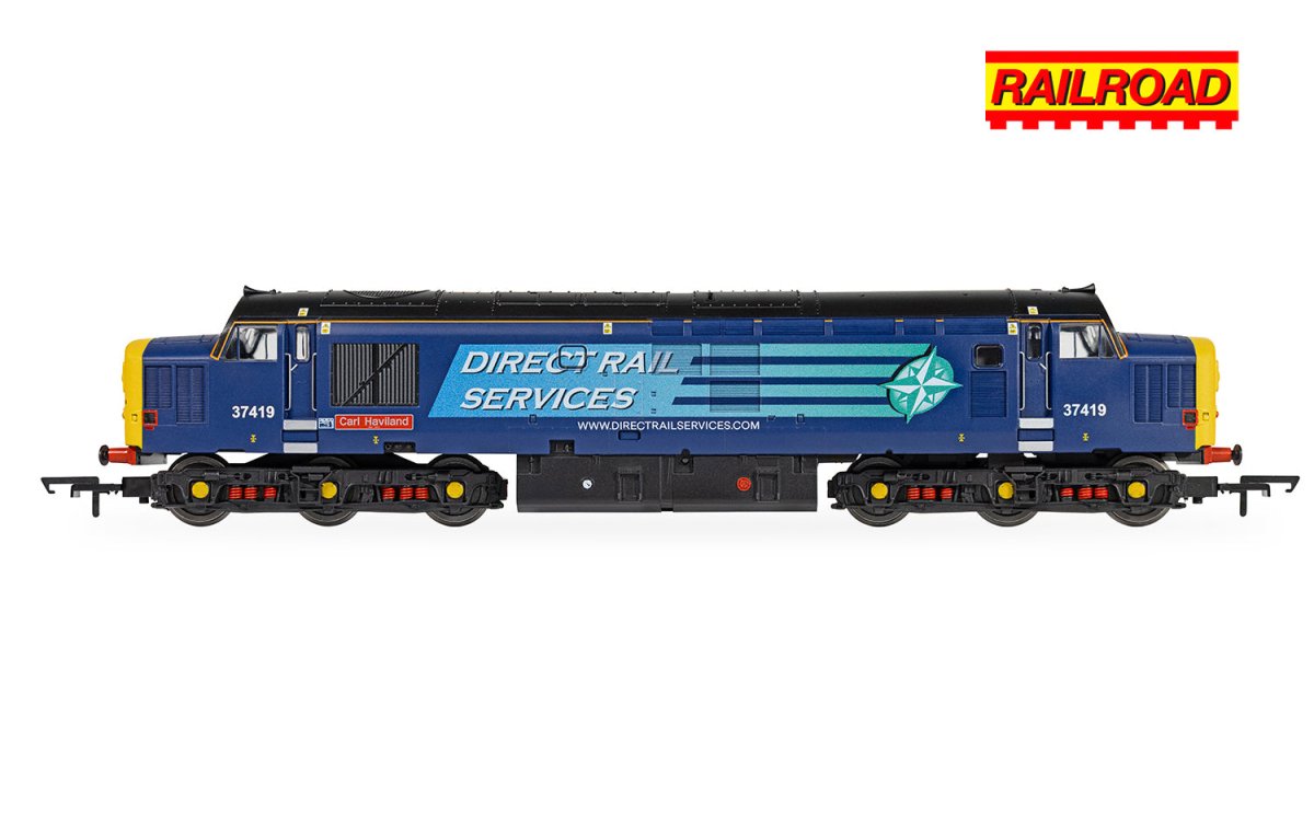 Hornby R30437 RailRoad DRS Class 37 - 'Carl Haviland' 37419 - OO Gauge - Phillips Hobbies